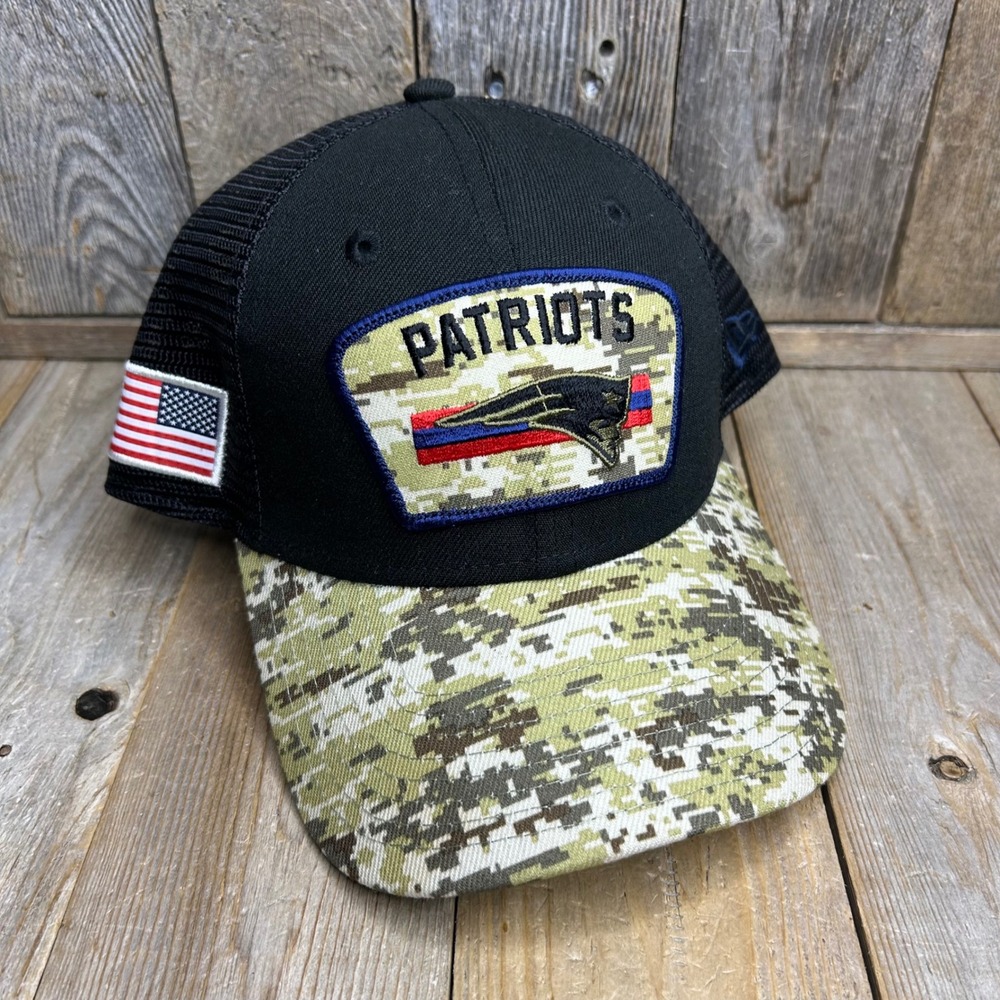 New Era New England Patriots 2021 Salute To Service 9TWENTY Adjustable Hat